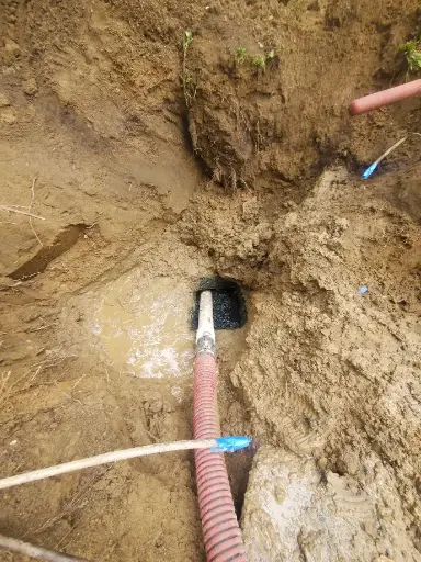 Jetting Septic Pipe Line